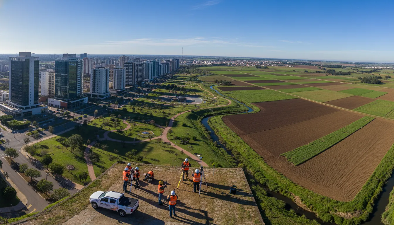 Imagem de capa: Levantamento Planialtimétrico: O Que É e Por Que É Essencial para Municípios