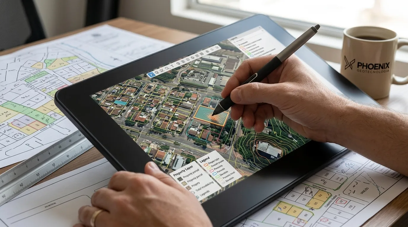 Uso de geotecnologia e dados geoespaciais em projetos da lei reurb para cidades.